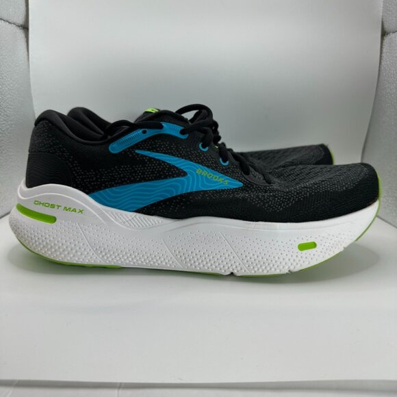 Brooks Other - Brooks Ghost Max‎ Shoes Men’s  Size 8.5 D Black Blue Running Cushion Neutra